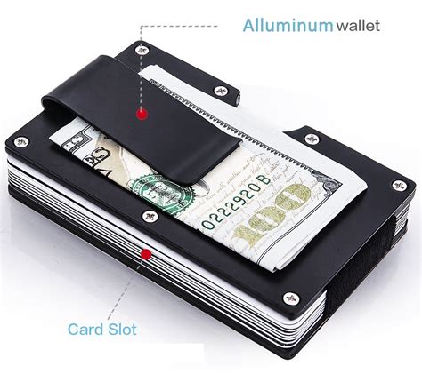 credit card money clip holder rfid blocking|rfid wallet with money clip.